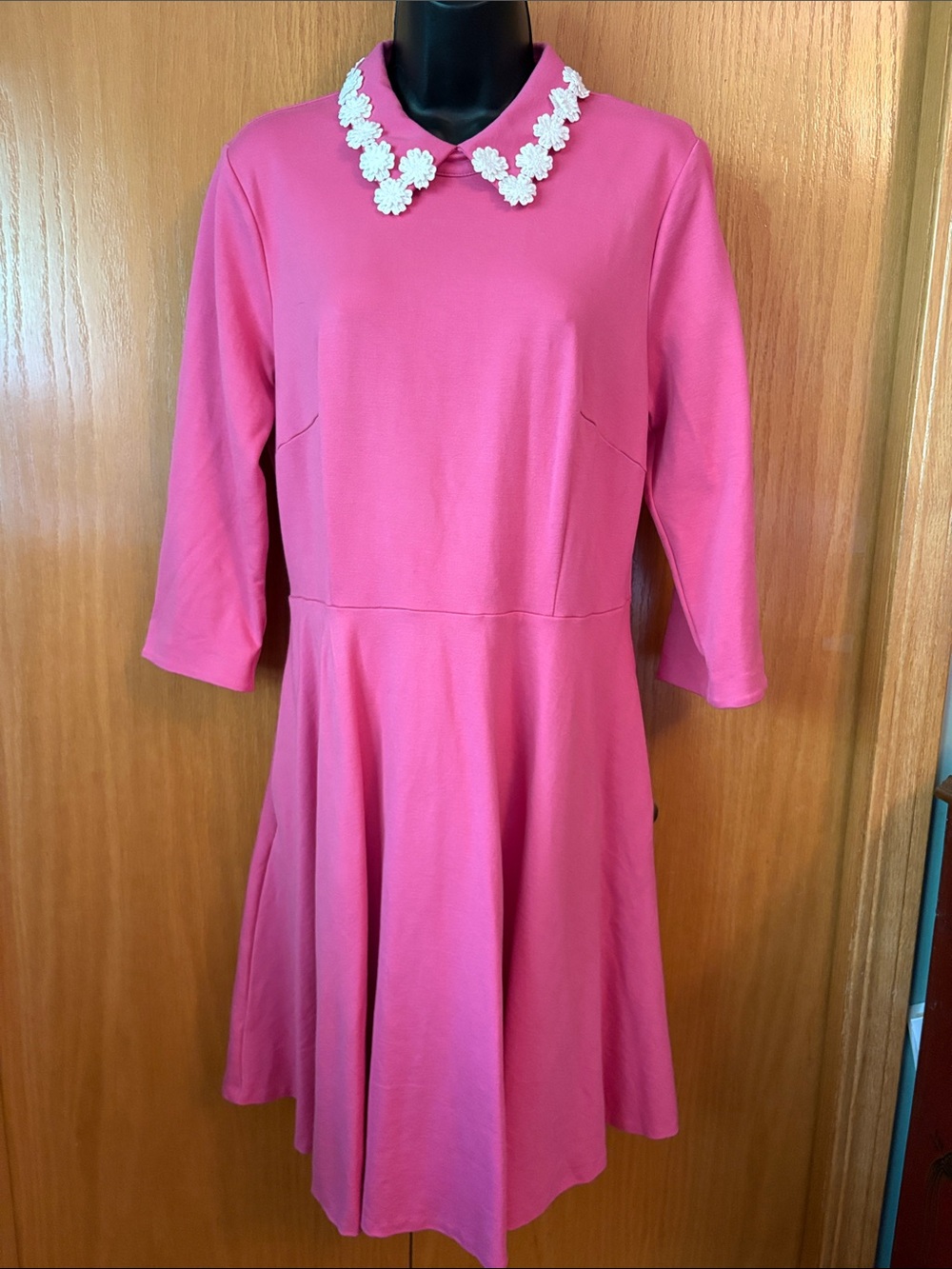 kate spade Pink Dress with Floral Collar